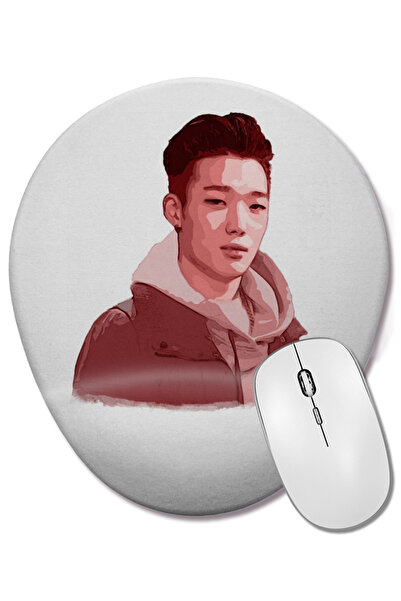 BASKI DÜNYASI Mouse Pad oval cu suport pentru încheietura mâinii I'm The Jugg...