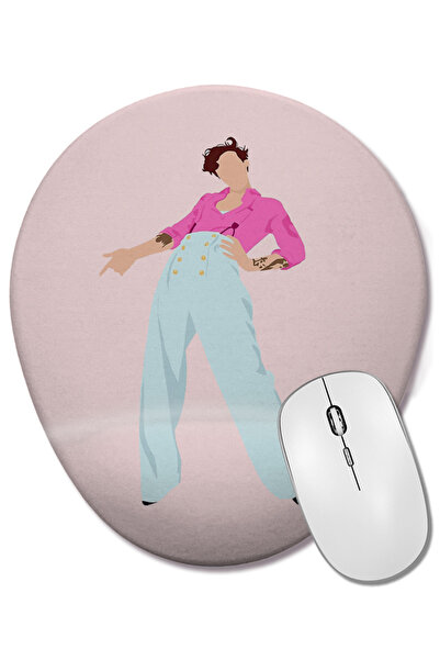 BASKI DÜNYASI Mouse Pad oval cu suport pentru încheietura mâinii Harry Styles Fine Line