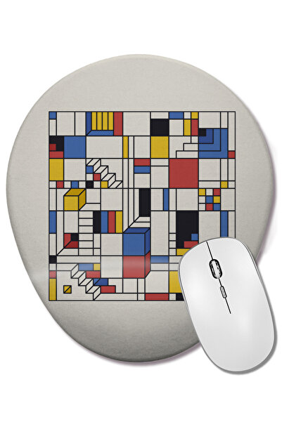 BASKI DÜNYASI Mouse Pad oval cu suport pentru încheietura mâinii Piet's Trap ...