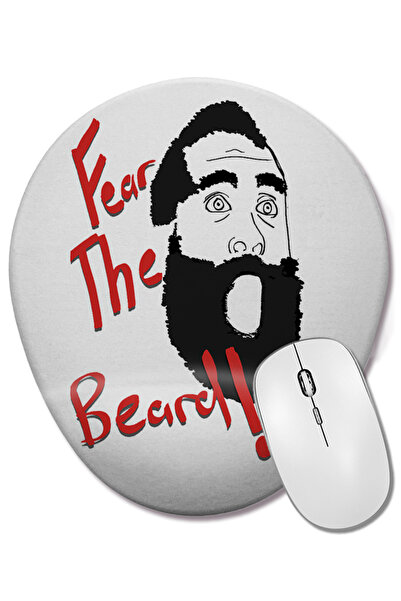 BASKI DÜNYASI Mouse Pad oval cu suport pentru încheietura mâinii James Harden...