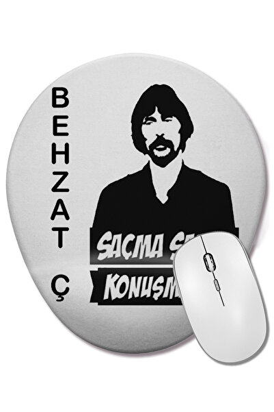 BASKI DÜNYASI Mouse Pad oval Behzat Ç cu suport pentru încheietura mâinii