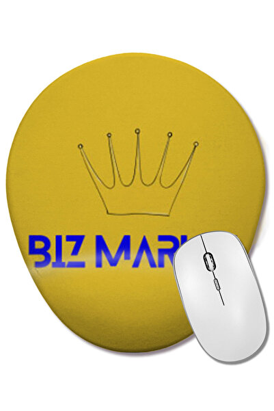 BASKI DÜNYASI Οβάλ ποντίκι με υποστήριξη καρπού, δώρο τέχνης της Κίμ Καράτσαντζ