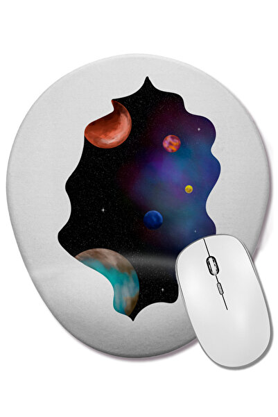 BASKI DÜNYASI Οβάλ ποντίκι με υποστήριξη καρπού Universo