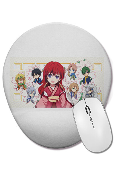 BASKI DÜNYASI Mouse Pad oval cu suport pentru încheietura mâinii Akatsuki no Yona Seinen Naruto One Piece Death Note
