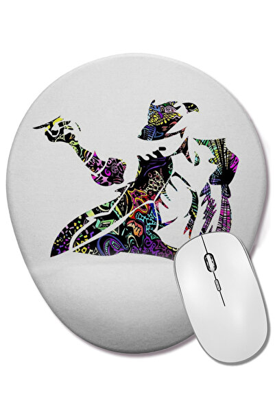 BASKI DÜNYASI Mouse Pad oval cu suport pentru încheietura mâinii Michael Jack...