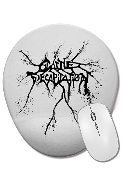 BASKI DÜNYASI Mouse Pad oval cu suport pentru încheietura mâinii, metal, deca...