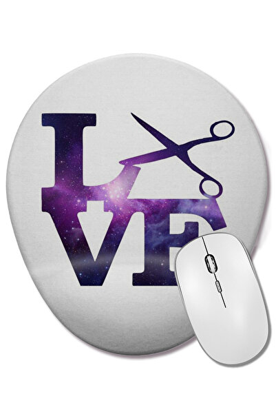 BASKI DÜNYASI Οβάλ ποντίκι με υποστήριξη καρπού Love Corte