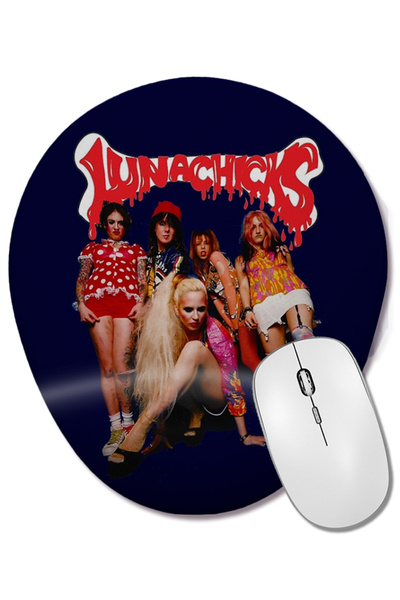 BASKI DÜNYASI Οβάλ ποντίκι με υποστήριξη καρπού Lunachicks