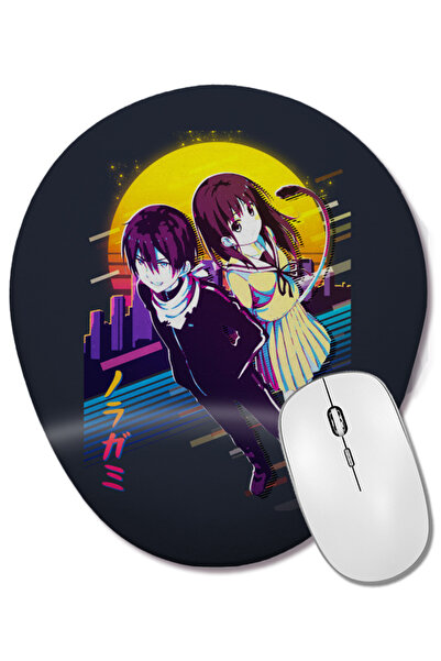 BASKI DÜNYASI Yato X Hiyori Noragami Mouse Pad oval cu suport pentru încheiet...