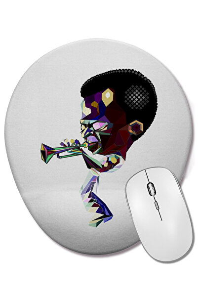 BASKI DÜNYASI Mouse Pad oval Miketyson Iron Mike cu suport pentru încheietura...