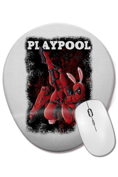 BASKI DÜNYASI Mouse Pad oval Playpool cu suport pentru încheietura mâinii