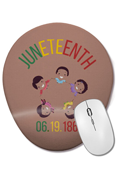 BASKI DÜNYASI Mouse Pad oval pentru copii Juneteenth Juneteenth Juneteenth 18...