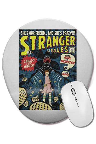 BASKI DÜNYASI Οβάλ ποντίκι με υποστήριξη καρπού Stranger Things