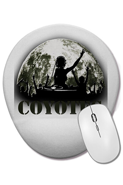 BASKI DÜNYASI Mouse Pad oval Coyotes Dj cu suport pentru încheietura mâinii