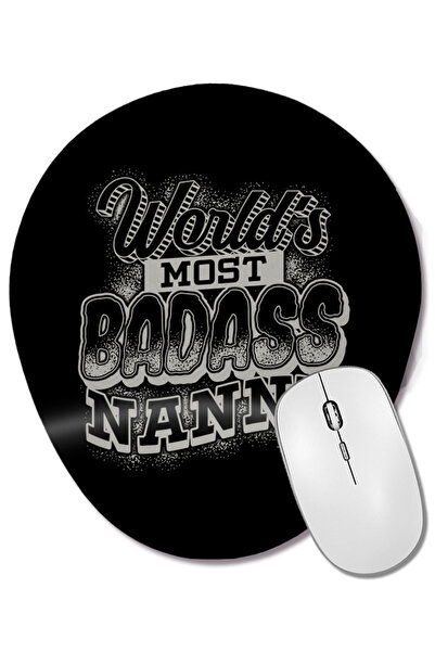 BASKI DÜNYASI Mouse Pad oval cu suport pentru încheietura mâinii, cea mai coo...