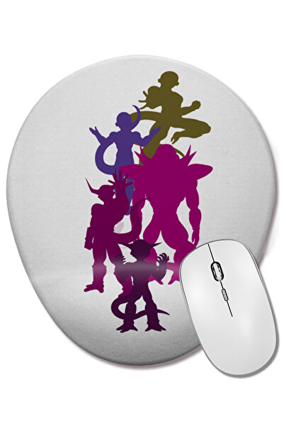BASKI DÜNYASI Mouse Pad oval cu suport pentru încheietura mâinii The Forms of Freeza Dragon Ball