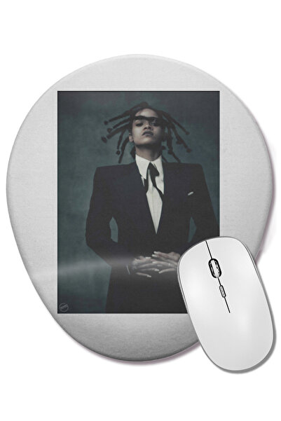 BASKI DÜNYASI Mouse Pad oval cu suport pentru încheietura mâinii Anti 02