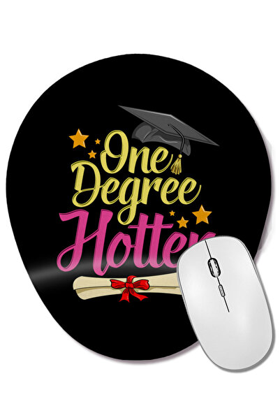 BASKI DÜNYASI One Degree Hotter 2020 Graduation Day Mouse Pad oval cu suport ...