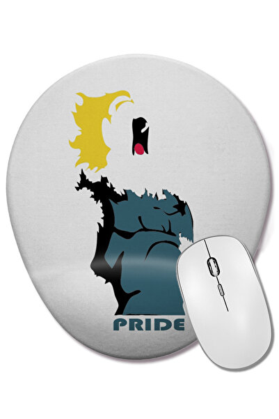 BASKI DÜNYASI Mouse Pad oval cu suport pentru încheietura mâinii Vegeta's Sacrifice