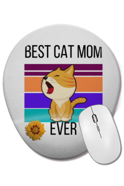 BASKI DÜNYASI Cadou de Ziua Mamei Baiserul Mamei MOMMY 2021 Mouse Pad oval cu...