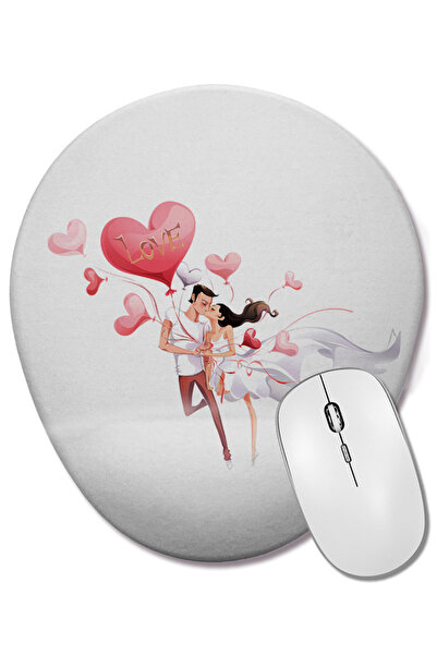 BASKI DÜNYASI Δώρο για την Ημέρα του Αγίου Βαλεντίνου 06 Οβάλ ποντίκι με υποσ...