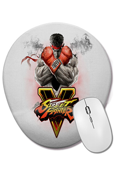 BASKI DÜNYASI Οβάλ ποντίκι ποντικοπολεμικού παιχνιδιού Street Fighter V με στ...