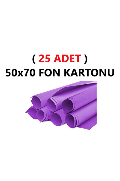 TİFOYS 25 قطعة من الورق المقوى مقاس 50 × 70 سم باللون الأرجواني مقاس كبير لري...