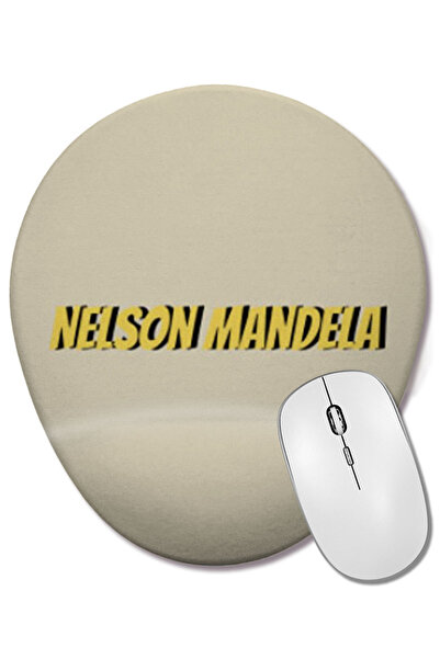 BASKI DÜNYASI Citaturi Nelson Mandela - Cadou artistic - Mouse Pad oval în st...