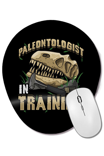 BASKI DÜNYASI Paleontolog în formare Obsesat de dinozauri Mousepad oval cu su...