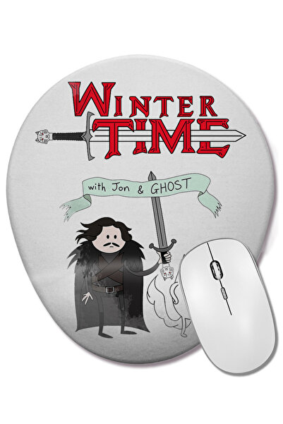 BASKI DÜNYASI Game Of Thrones Adventure Time Mouse Pad oval cu suport pentru ...