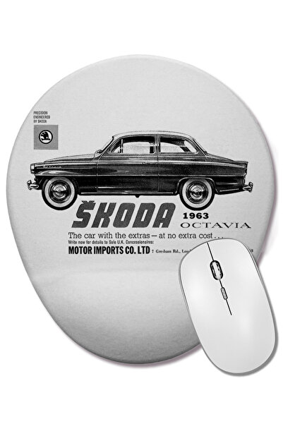 BASKI DÜNYASI Οβάλ ποντίκι με υποστήριξη καρπού Skoda Octavia Classic