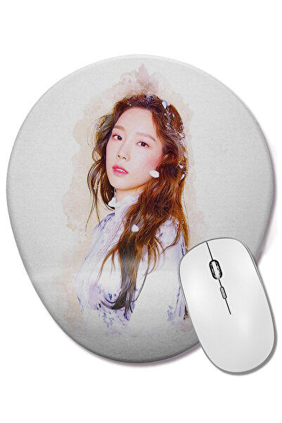 BASKI DÜNYASI Taeyeon 02 Οβάλ ποντίκι με υποστήριξη καρπού