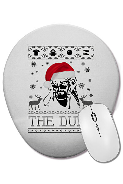 BASKI DÜNYASI Big Lebowski The Dude Χριστουγεννιάτικο Οβάλ Ποντίκι με Πλεκτό ...