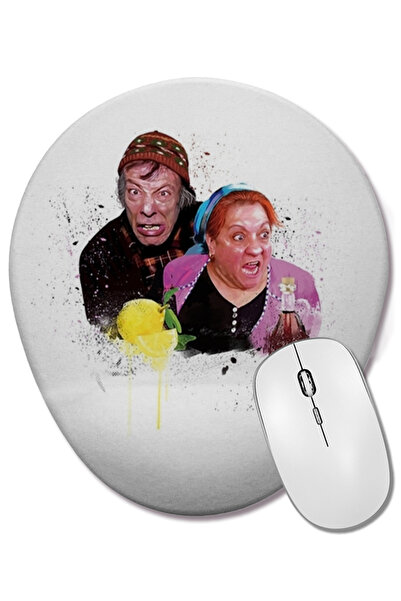 BASKI DÜNYASI Mouse Pad oval cu suport pentru încheietura mâinii, pentru o zi...