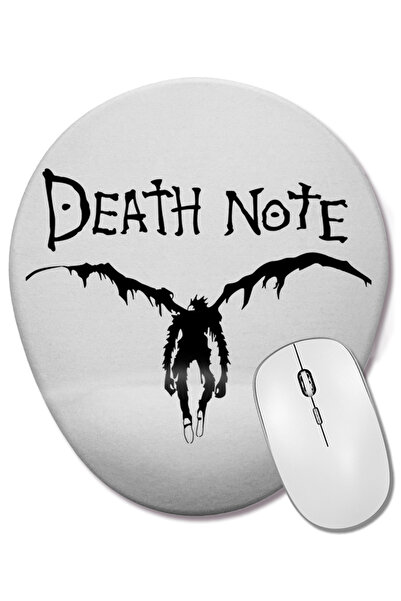 BASKI DÜNYASI Death Note Ryuk Figurină Mouse Pad oval cu suport pentru închei...