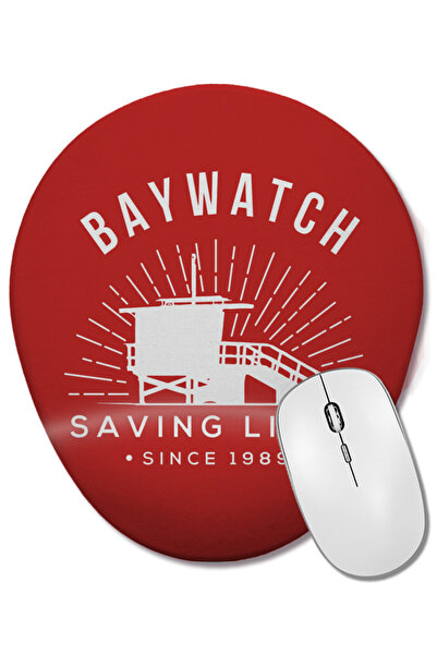 BASKI DÜNYASI Baywatch Salvează vieți din 1989 Mouse Pad oval cu suport pentr...