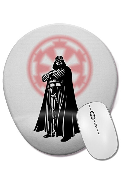 BASKI DÜNYASI Mouse Pad oval Darth Imperio cu suport pentru încheietura mâinii