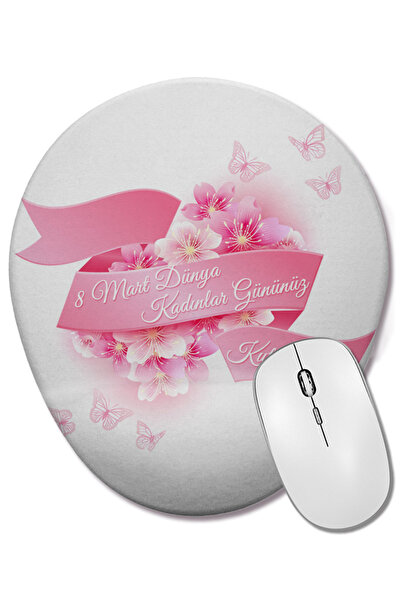 BASKI DÜNYASI 8 Μαρτίου Παγκόσμια Ημέρα της Γυναίκας 003 Οβάλ ποντίκι με υποσ...