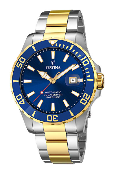 FESTİNA Mens Watch F20532/1, Automatic, 44mm, 20ATM