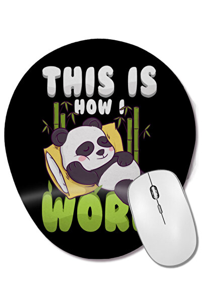 BASKI DÜNYASI Mouse Pad oval cu suport pentru încheietura mâinii, model Steam...