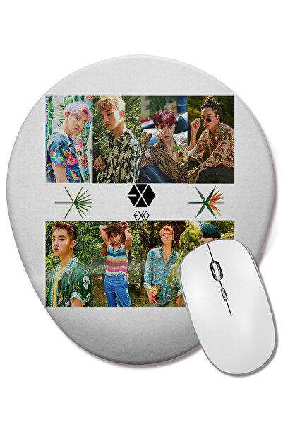 BASKI DÜNYASI Mouse Pad oval Caveira Poker cu suport pentru încheietura mâinii
