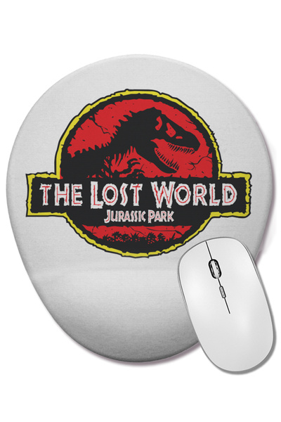 BASKI DÜNYASI Mouse Pad oval The Lost World cu suport pentru încheietura mâinii