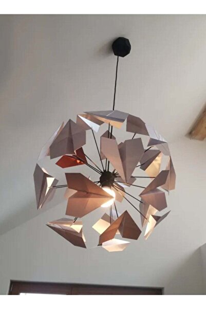 3D Brothers Artistic Geometric Paper Plane Pendant Lamp with Modern Lighting Design