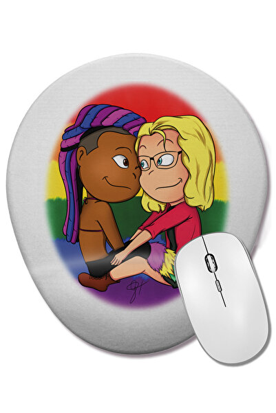 BASKI DÜNYASI Mouse Pad oval Sense8 Nomi Amanita cu suport pentru încheietura...