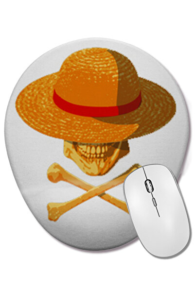 BASKI DÜNYASI Mouse Pad oval One Piece cu suport pentru încheietura mâinii