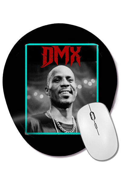 BASKI DÜNYASI Dmx Tshirt 2021 Oval Mouse Pad with Wrist Support