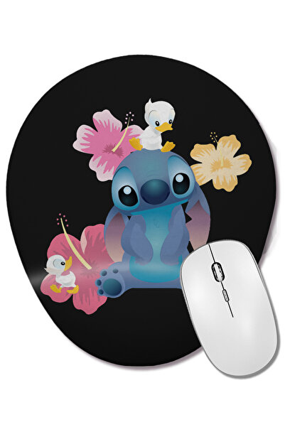 BASKI DÜNYASI Mouse Pad oval cu suport pentru încheietura mâinii, cu desene a...