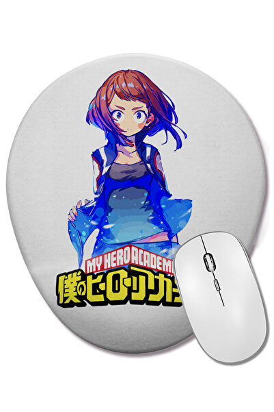 BASKI DÜNYASI Ochako Uraraka My Hero Academia подложка за китка овална подлож...