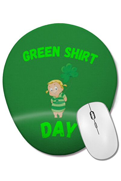 BASKI DÜNYASI Green Day 2022 Green Shirt Day 2022 Οβάλ ποντίκι με υποστήριξη ...