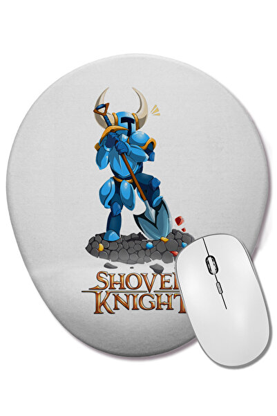 BASKI DÜNYASI Mouse Pad oval Knights Shovel Knight cu suport pentru încheietu...